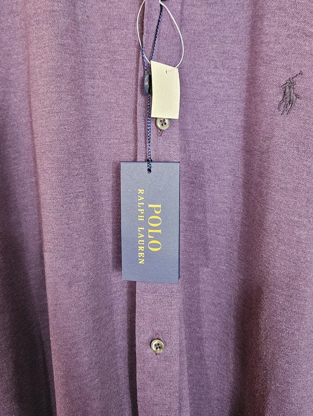 NWT Polo Ralph Lauren | Plum Purple Knit Dress Shirt